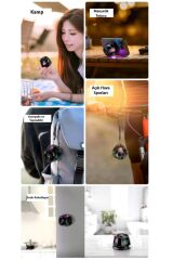 D39 Manyetik RGB Işıklı 5.3 Telefon Tutucu Mini Bluetooth Hoparlör Speaker