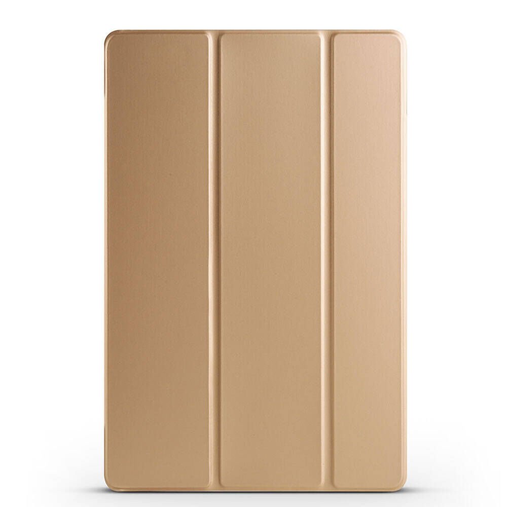 Samsung Galaxy Tab S9 FE Plus Smart Cover Standlı 1-1 Kılıf Gold