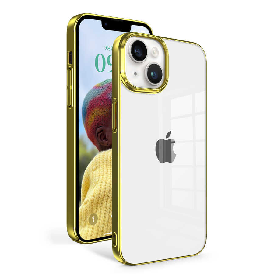 iPhone 14 Kılıf Sun Kapak Gold