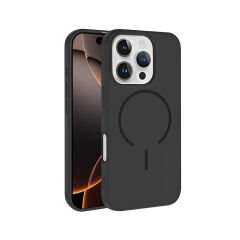 iPhone 16 Pro Max Kılıf Meta Lansman M-Safe Kamera Korumalı içi Kadife Yumuşak Renkli Süet Silikon