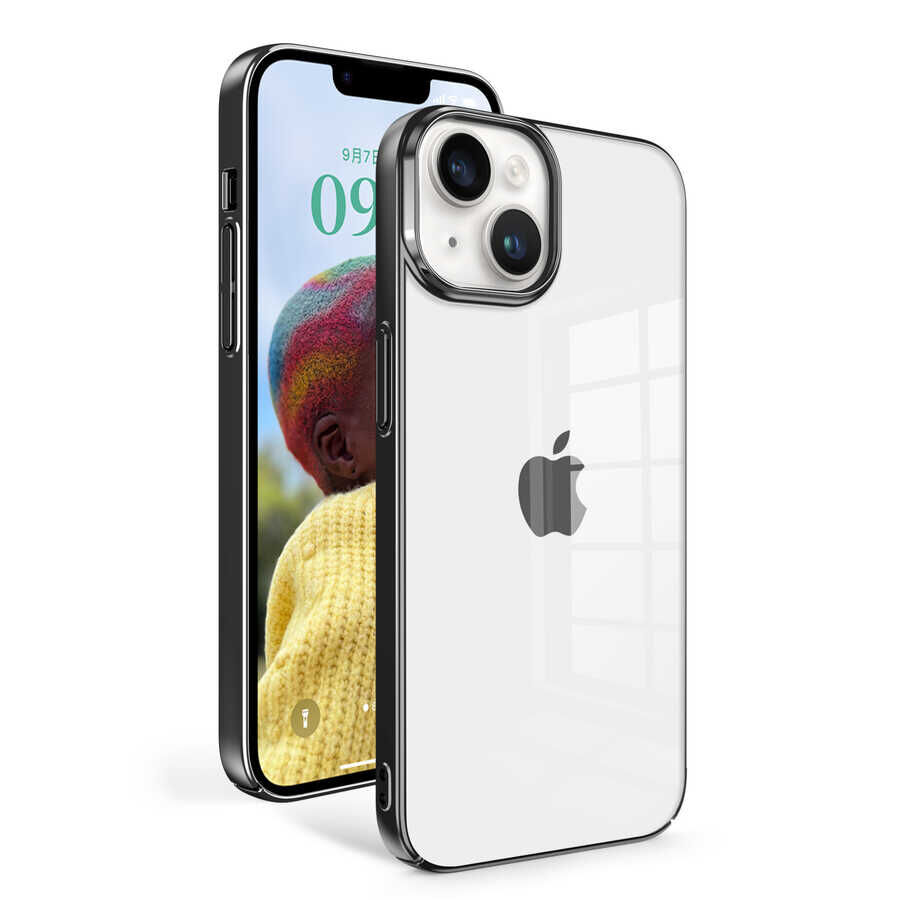 iPhone 14 Kılıf Sun Kapak Siyah