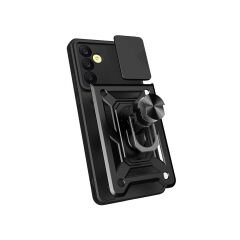 Samsung Galaxy A25 Tank Kılıf Magnetik Standlı Kamera Korumalı Sürgülü Vega Kapak