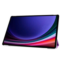 Samsung Galaxy Tab S9 FE Smart Cover Standlı 1-1 Kılıf Pembe