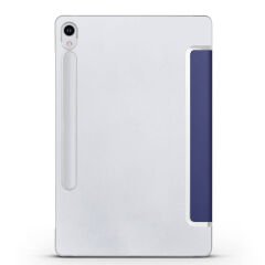 Samsung Galaxy Tab S9 FE Smart Cover Standlı 1-1 Kılıf Mavi