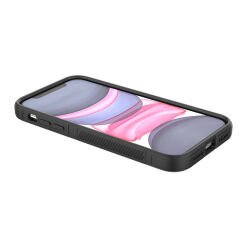 iPhone 11 Kılıf Esnek TPU Oyuklu Arka Yüzey Tasarımlı Etnik Silikon Kapak