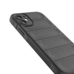 iPhone 11 Kılıf Esnek TPU Oyuklu Arka Yüzey Tasarımlı Etnik Silikon Kapak