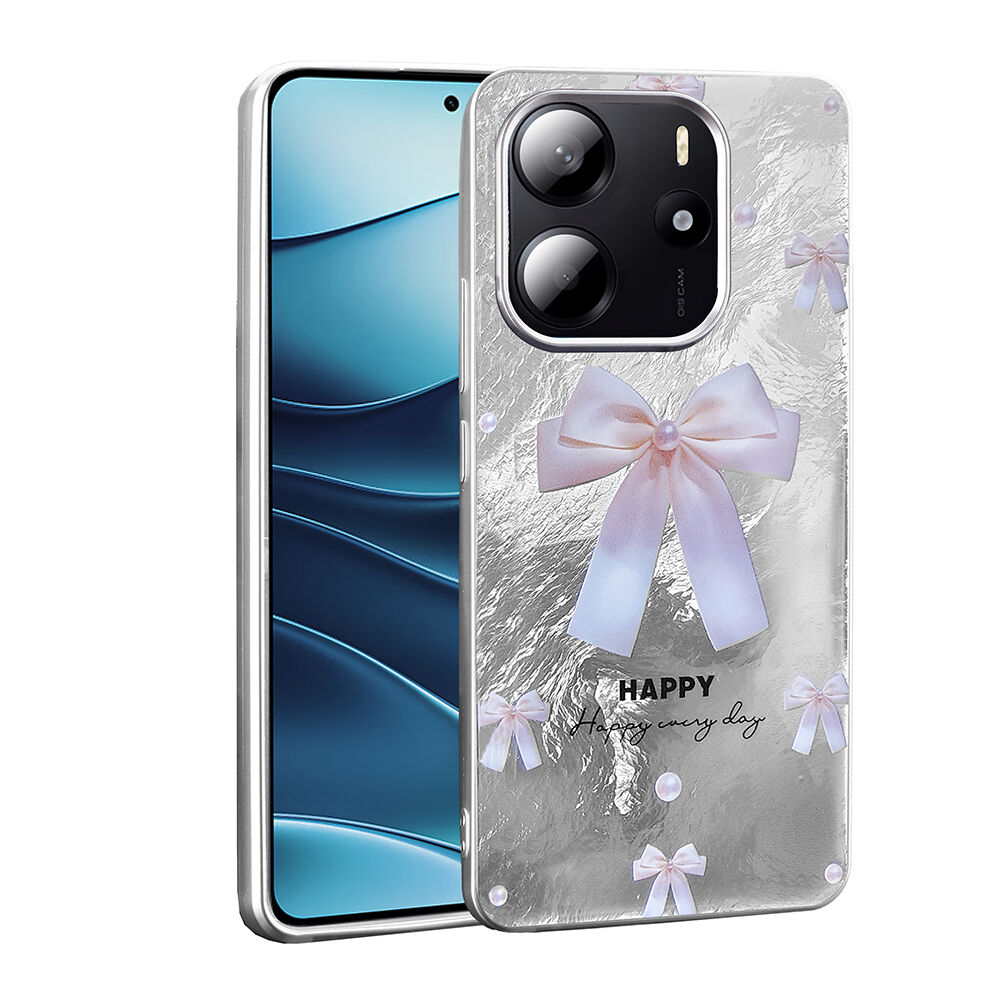 Xiaomi Redmi Note 14 5G Kılıf Desenli Mep Kapak İncili Fiyonk