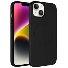 iPhone 14 Plus Kılıf Magsafe Wireless Şarj Özellikli Pastel Renk Silikon Plas Kapak