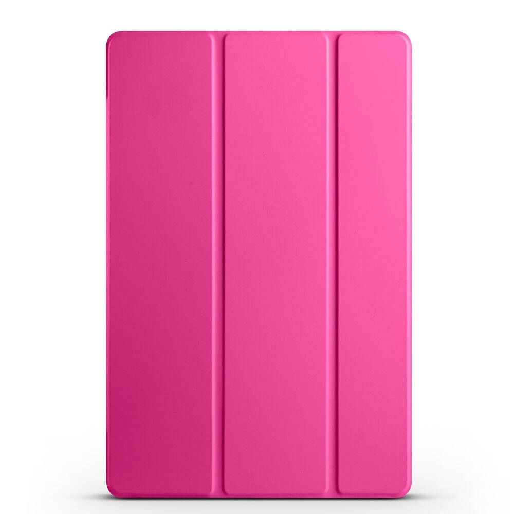 Samsung Galaxy Tab S9 FE Smart Cover Standlı 1-1 Kılıf Pembe