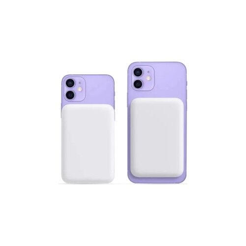 10000 Mah Batarya Kablosuz M-Safe Battery Pack Kablosuz Wireless Şarj Powerbank
