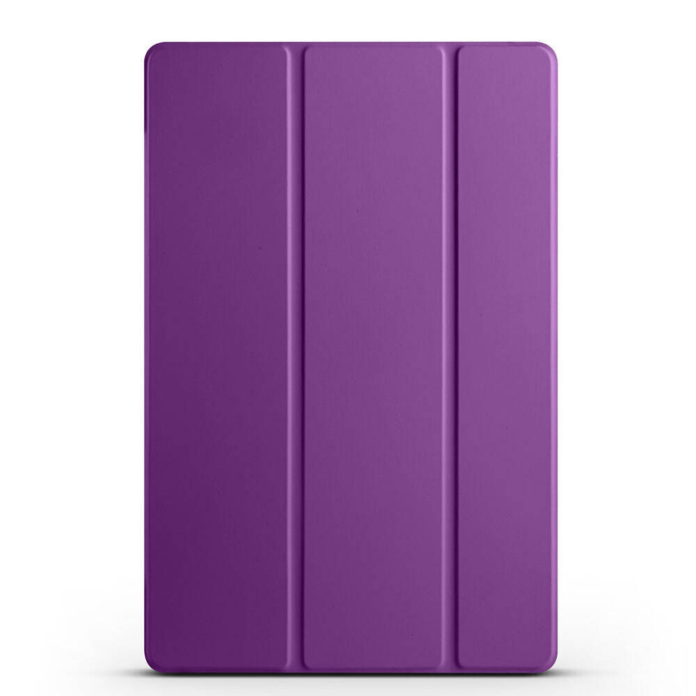 Samsung Galaxy Tab S9 FE Smart Cover Standlı 1-1 Kılıf Mor