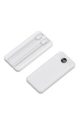 TRM-1015 10000 Mah 2 Çıkışlı 22.5W Hızlı Şarj Dijital Göstergeli Powerbank Beyaz