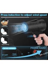 M1 Kablosuz Hava Üfleyici – Fırçasız Motorlu 3 Kademeli 8000mAh Yedek Bataryali Tanişma Çantali