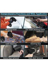 M1 Kablosuz Hava Üfleyici – Fırçasız Motorlu 3 Kademeli 8000mAh Yedek Bataryali Tanişma Çantali