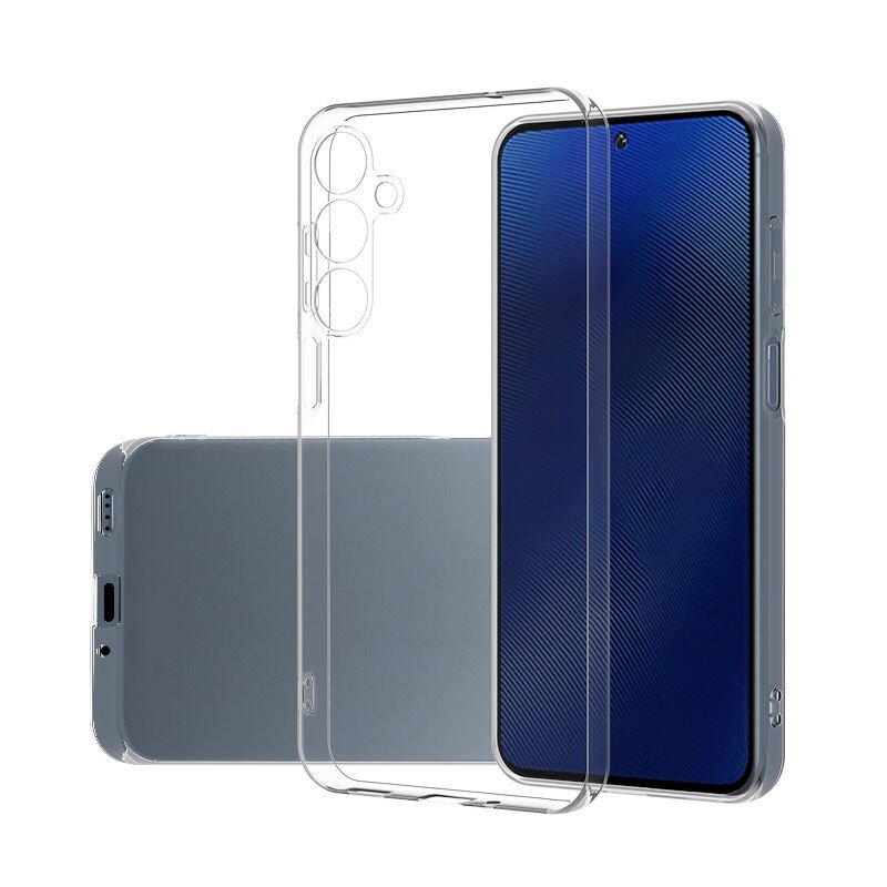 Samsung Galaxy A16 Kılıf Kamera Korumali Süper Silikon Kapak Şeffaf