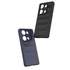 Xiaomi Redmi Note 13 Pro 4G Kılıf Esnek TPU Oyuklu Arka Yüzey Tasarımlı Etnik Silikon Kapak