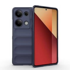 Xiaomi Redmi Note 13 Pro 4G Kılıf Esnek TPU Oyuklu Arka Yüzey Tasarımlı Etnik Silikon Kapak