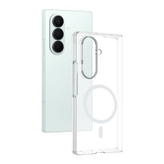 Samsung Galaxy Z Fold 8 Ultra Uyumlu Kamera Korumalı MagSafe Şarj Özellikli Şeffaf Sararmaz London Sert Plastik Kapak