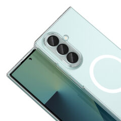 Samsung Galaxy Z Fold 8 Ultra Uyumlu Kamera Korumalı MagSafe Şarj Özellikli Şeffaf Sararmaz London Sert Plastik Kapak
