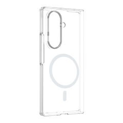 Samsung Galaxy Z Fold 8 Ultra Uyumlu Kamera Korumalı MagSafe Şarj Özellikli Şeffaf Sararmaz London Sert Plastik Kapak