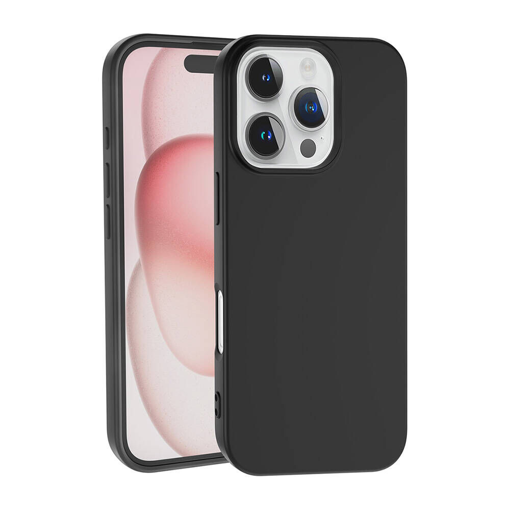 iPhone 16 Pro Max Kılıf LSR Lansman Kapak Siyah