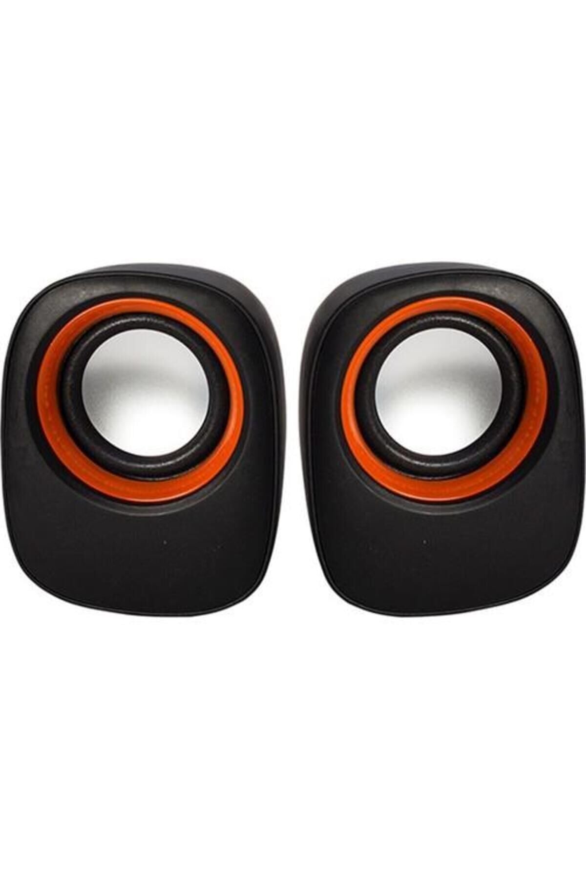 Bilgisayar Hoparlör Usb Mini Speaker 1+1 D05 Siyah