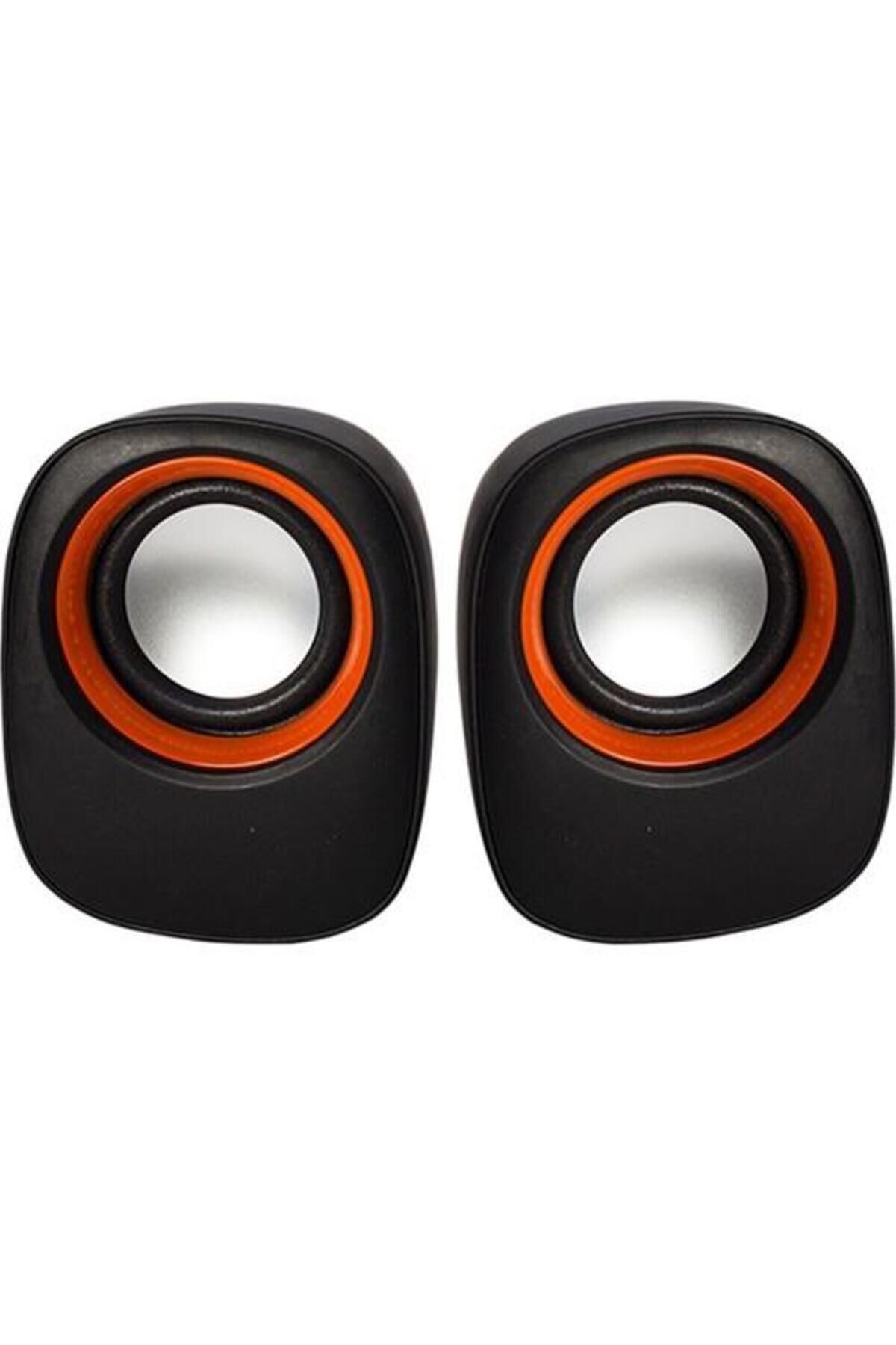 Bilgisayar Hoparlör Usb Mini Speaker 1+1 D05 Siyah