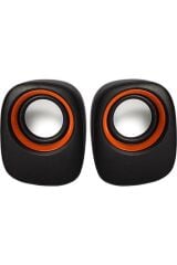 Bilgisayar Hoparlör Usb Mini Speaker 1+1 D05 Siyah