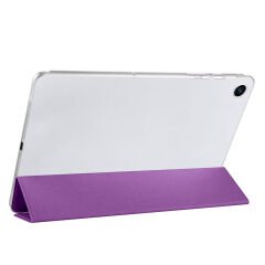 Samsung Galaxy Tab A9 Plus Smart Cover Standlı 1-1 Kılıf Mor