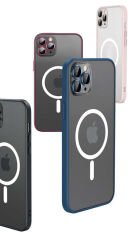 iPhone 12 Kılıf Mokka Wireless Kapak