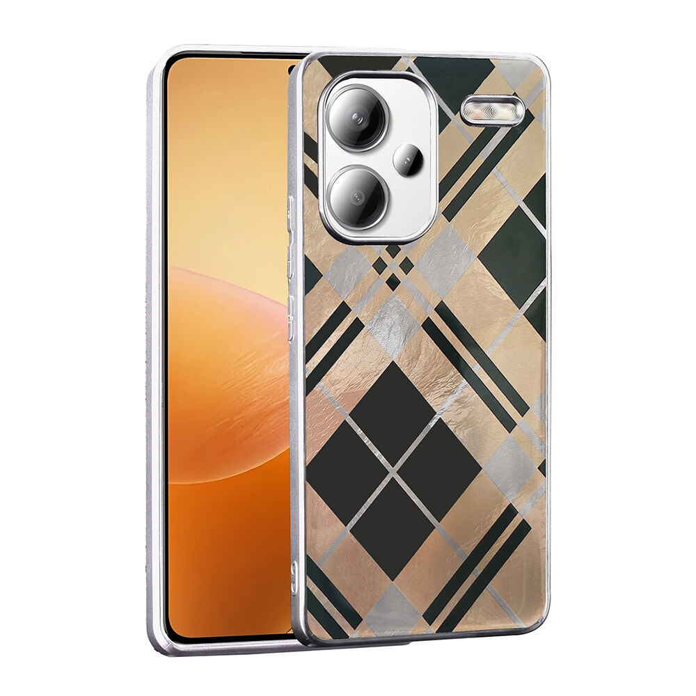 Xiaomi Redmi Note 13 Pro Plus 5G Kılıf Desenli Mep Kapak Geometrik