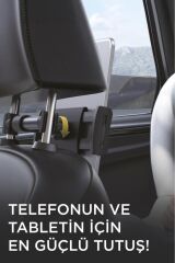 Araç İçi Telefon Tablet Tutucu Ayarlanabilir Arka Koltuk Oto Aksesuarları JX050 Siyah