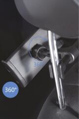 Araç İçi Telefon Tablet Tutucu Ayarlanabilir Arka Koltuk Oto Aksesuarları JX050 Siyah