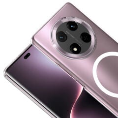Honor Magic 7 Lite Uyumlu Kamera Korumalı MagSafe Şarj Özellikli Şeffaf Sararmaz London Sert Plastik Kapak