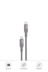 Şarj Kablosu Type-C to Type-C Örgü 60W Data Kablo U18