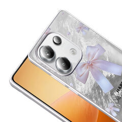 Xiaomi Redmi Note 13 Pro 4G Kılıf Desenli Mep Kapak Küçük Fiyonk