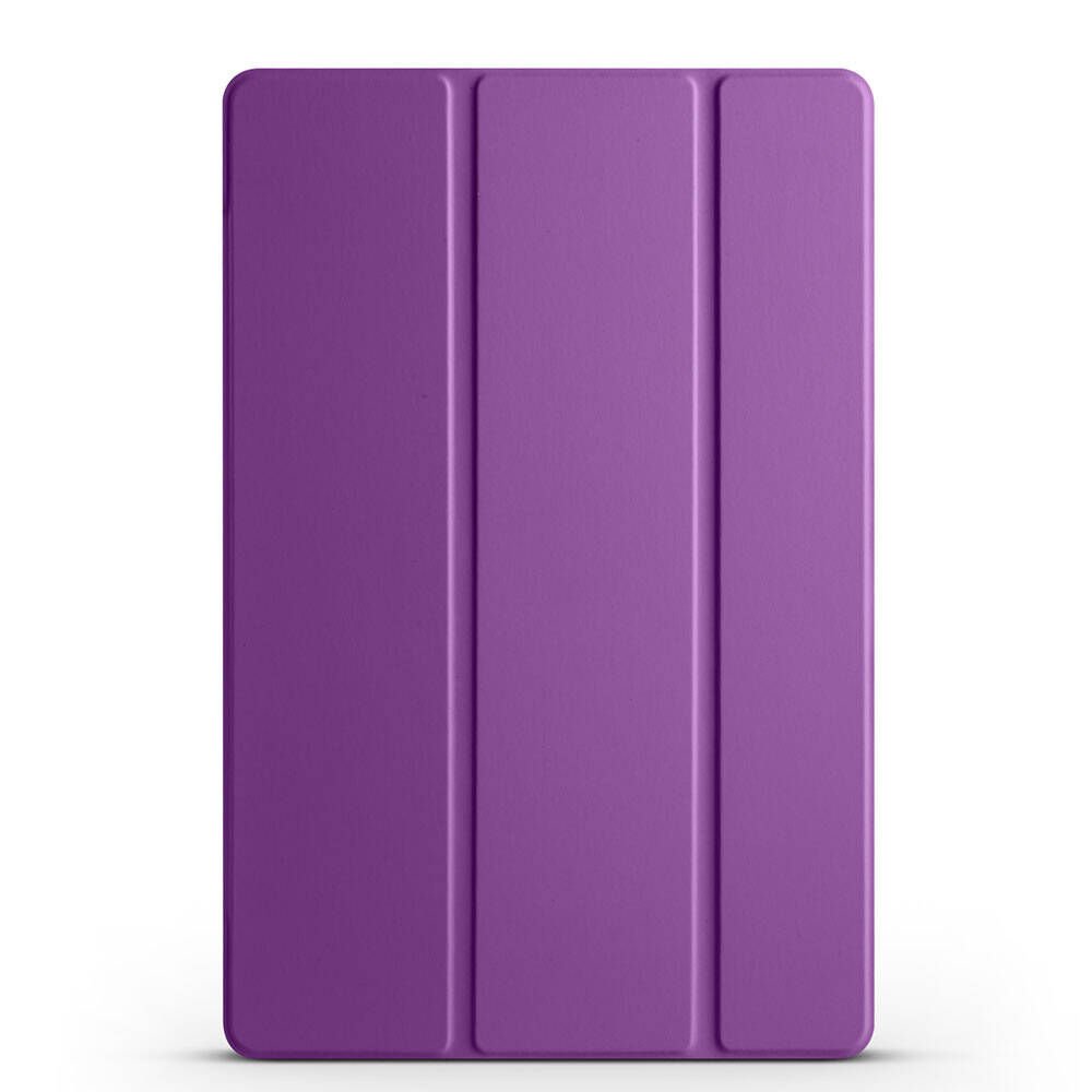 Samsung Galaxy Tab A9 Plus Smart Cover Standlı 1-1 Kılıf Mor