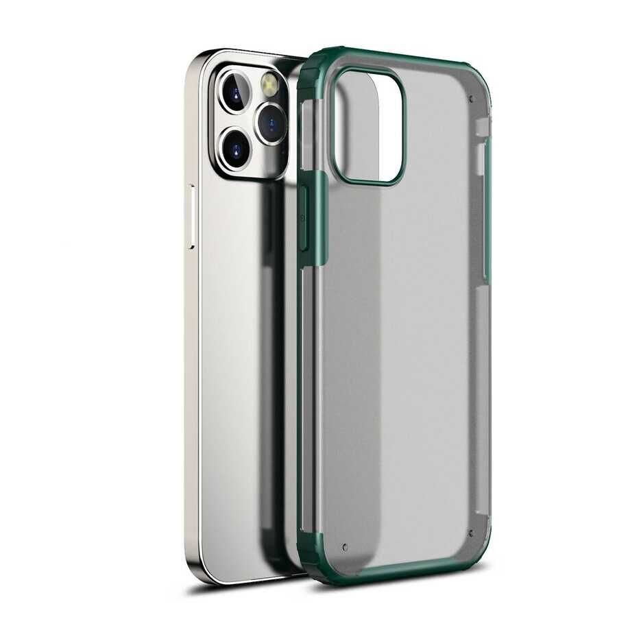 iPhone 12 Pro Kılıf Volks Kapak Koyu Yeşil