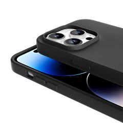 iPhone 15 Pro Kılıf Magsafe Şarj Özellikli Sıvı Teknolojili Silinebilir Sert Lansman Kivi Kapak