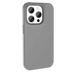 iPhone 15 Pro Kılıf Magsafe Şarj Özellikli Sıvı Teknolojili Silinebilir Sert Lansman Kivi Kapak
