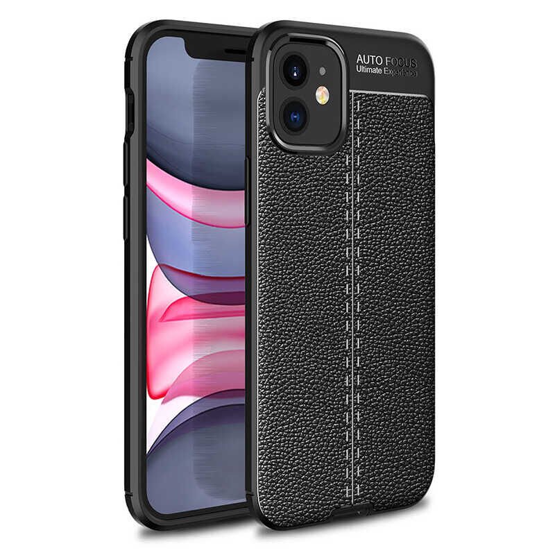 iPhone 12 Mini Kılıf Niss Silikon Kapak Siyah
