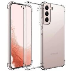 Samsung Galaxy S22 Plus Kılıf Nitro Anti Shock Darbe Emici Köşe Korumalı Şeffaf Silikon Kapak