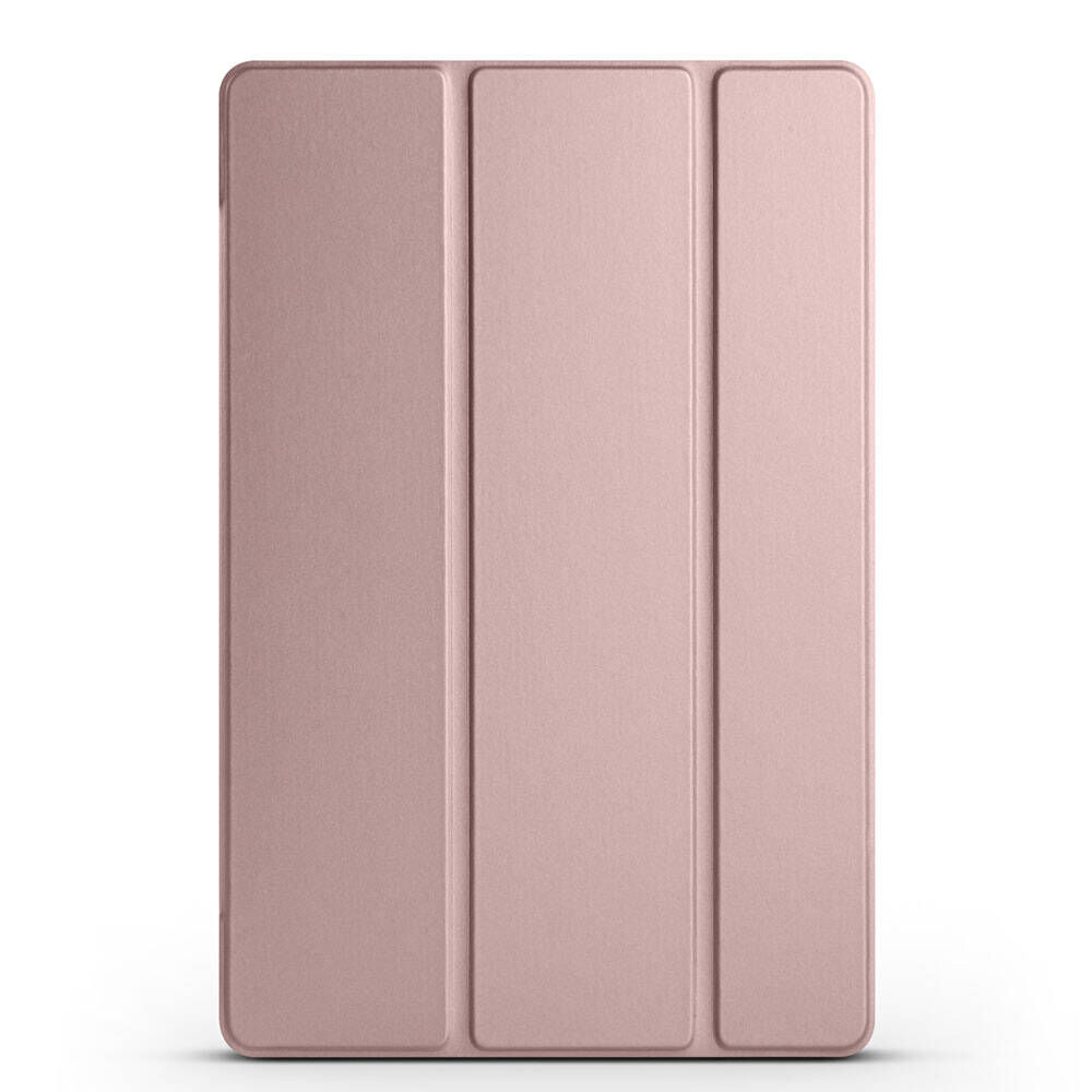 Samsung Galaxy Tab A9 Plus Smart Cover Standlı 1-1 Kılıf Rose Gold
