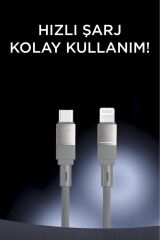 Şarj Kablosu Type-C to Lightning Örgü Data Kablo U18