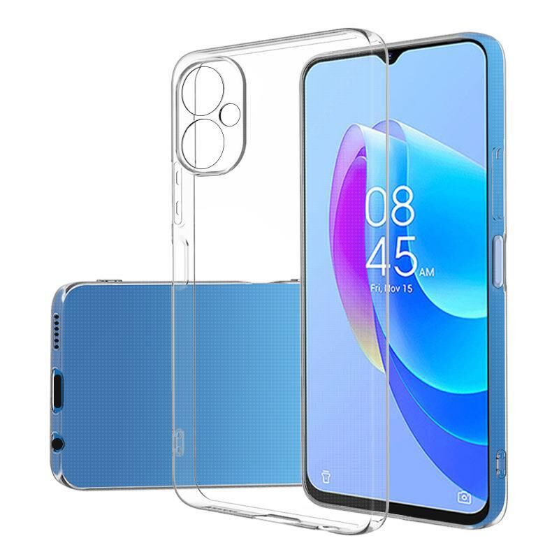 Tecno Camon 19 Neo Kılıf Süper Silikon Kapak Renksiz
