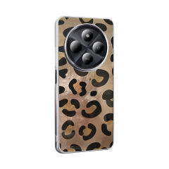 Xiaomi Redmi 14C 4G Kılıf Desenli Mep Kapak Gold Leopar