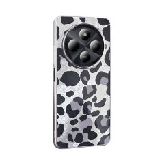 Xiaomi Redmi 14C 4G Kılıf Desenli Mep Kapak Gold Leopar