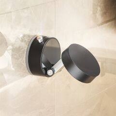 A2 Vakum Özellikli 360 Derece Dönebilen Magnetik Katlanir Ayna -Cam  Telefon Tutucu