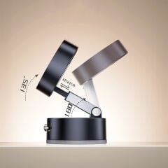 A2 Vakum Özellikli 360 Derece Dönebilen Magnetik Katlanir Ayna -Cam  Telefon Tutucu
