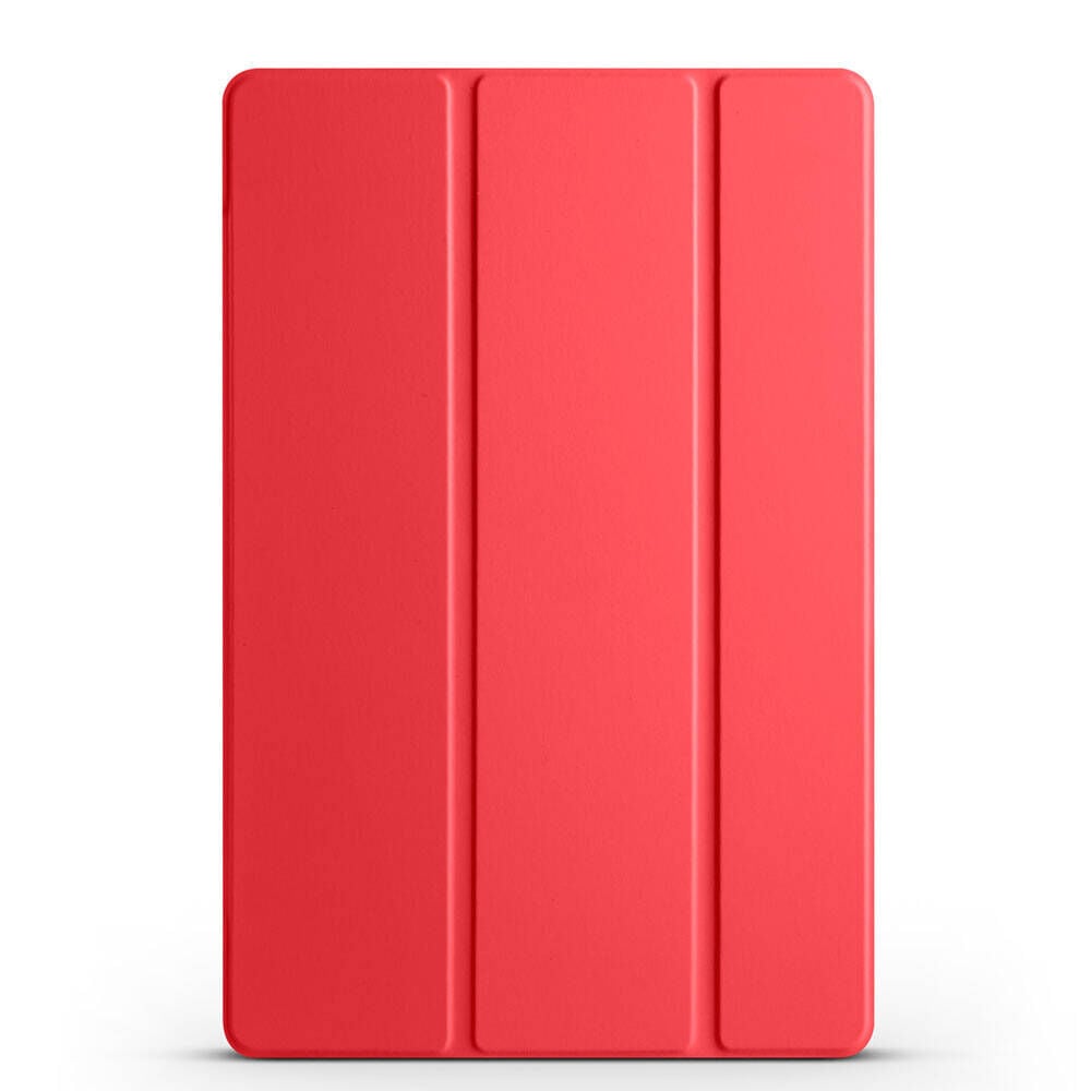 Samsung Galaxy Tab A9 Smart Cover Standlı 1-1 Kılıf Kırmızı
